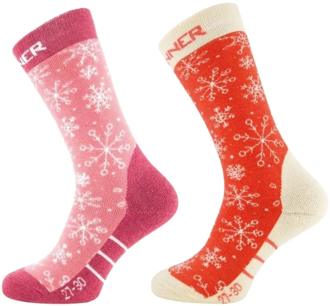 SINNER KIDS SKI SOCKS SNOW DOUBLE PACK