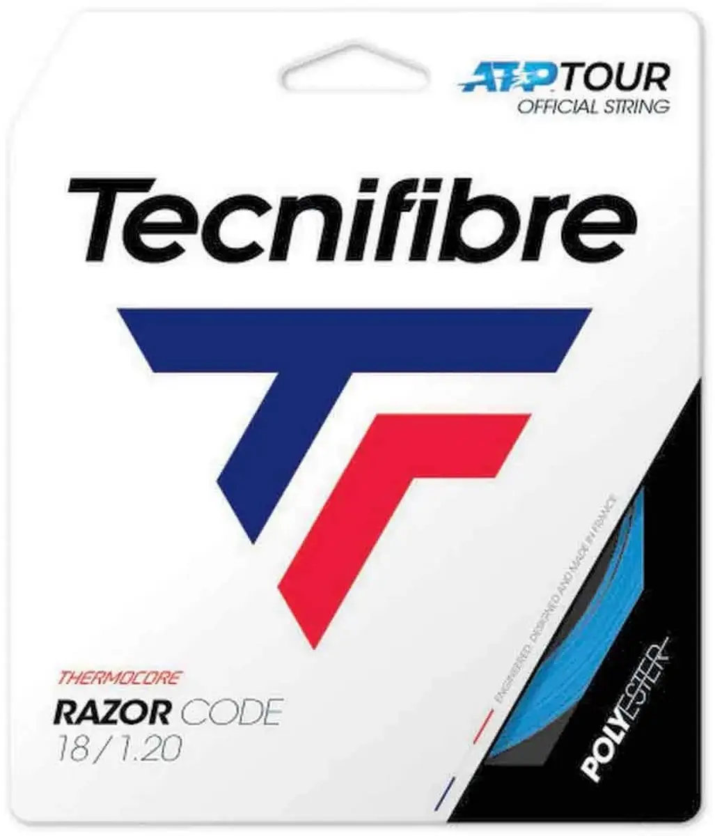 Tecnifibre Razor Code 12 M Enkele Tennissnaar Blauw 1.25 mm
