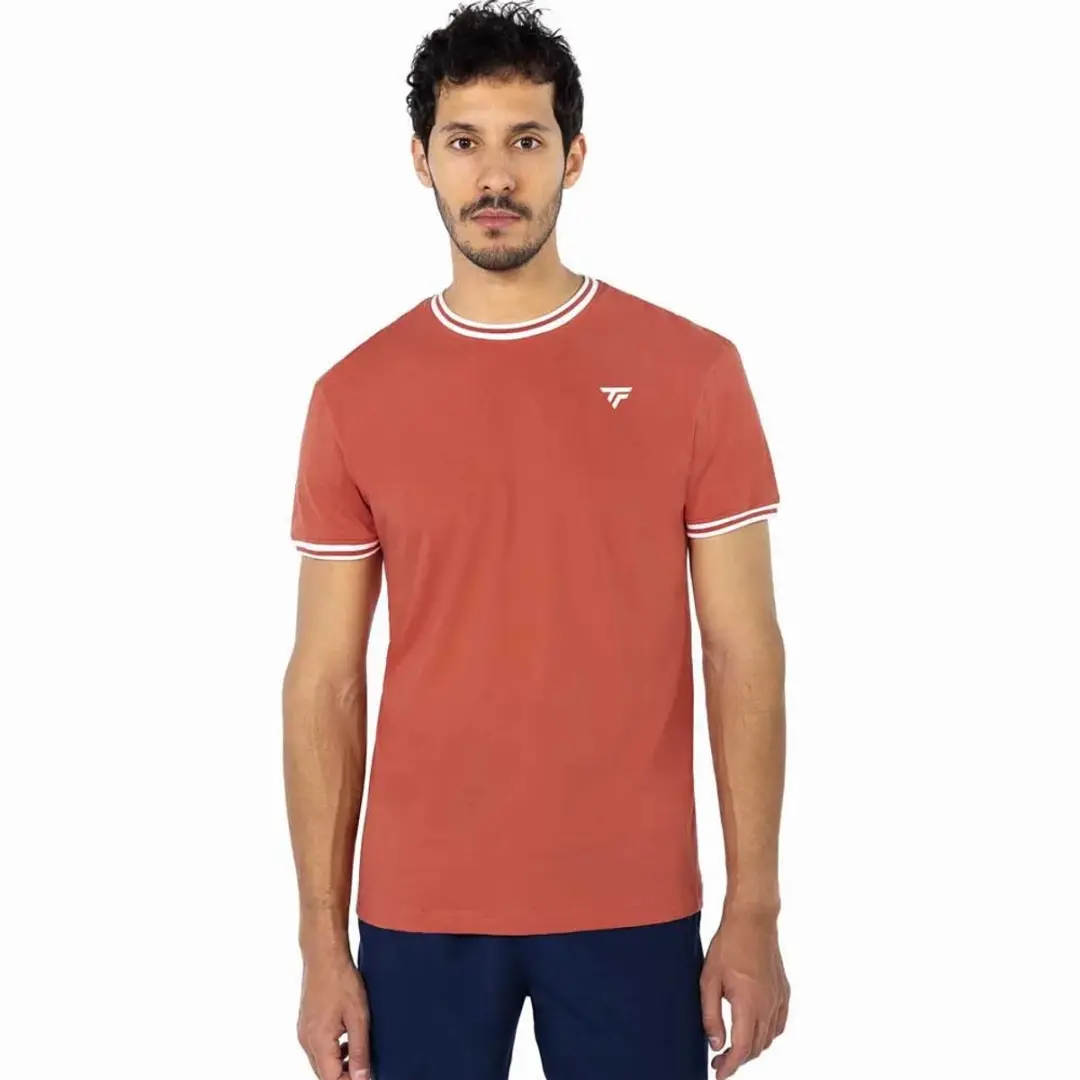 Tecnifibre Team Stretch T-shirt Met Korte Mouwen Oranje L Man
