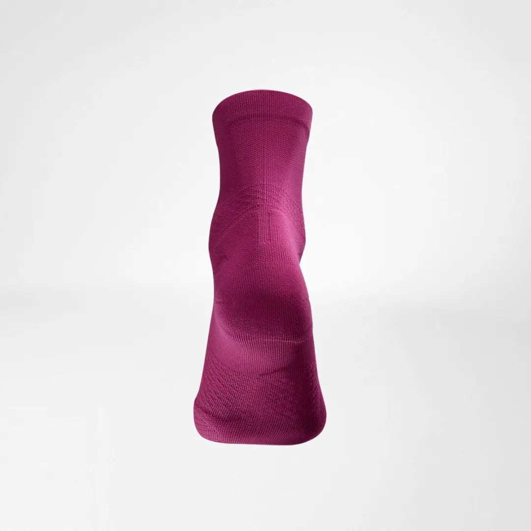 Bauerfeind Sports Run Ultralight Low Cut Dames Compressiekousen - Berry