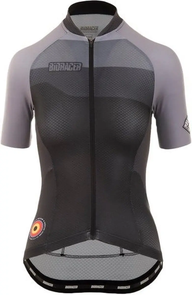 Bioracer Sprinter Jersey Women Coldblack Light Grey Shade Maat M