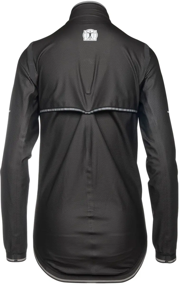 Bioracer Kaaiman Regenjas Fiets Dames - Zwart - Maat S