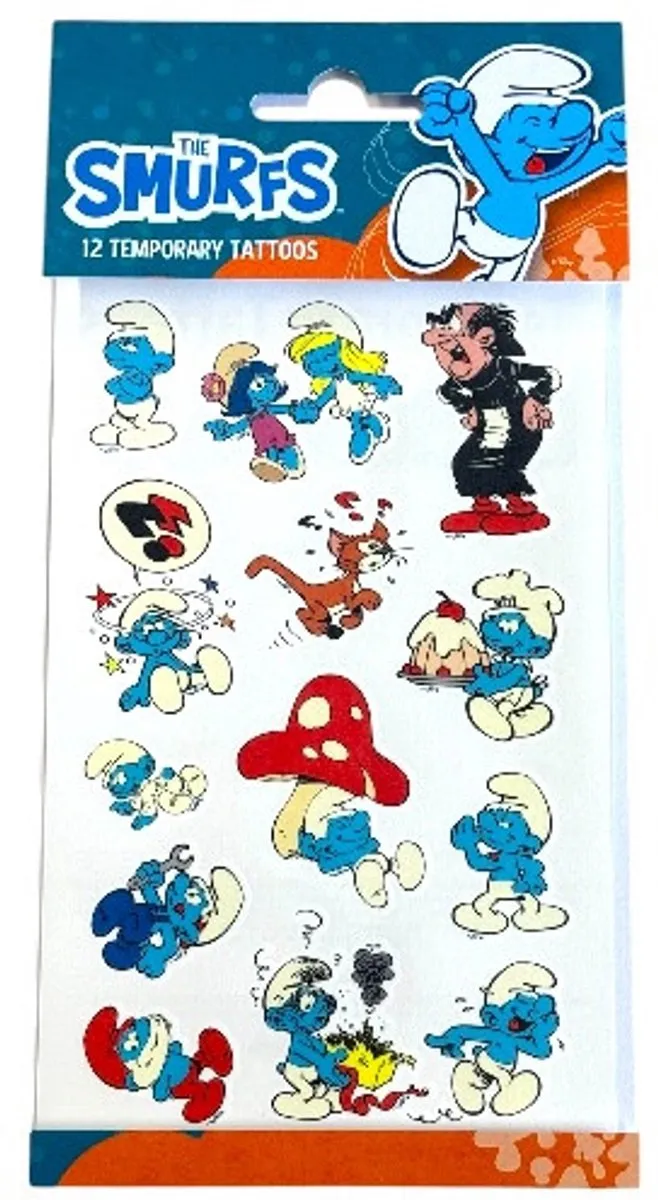 De Smurfen Tattoos/Wrijfplaatjes