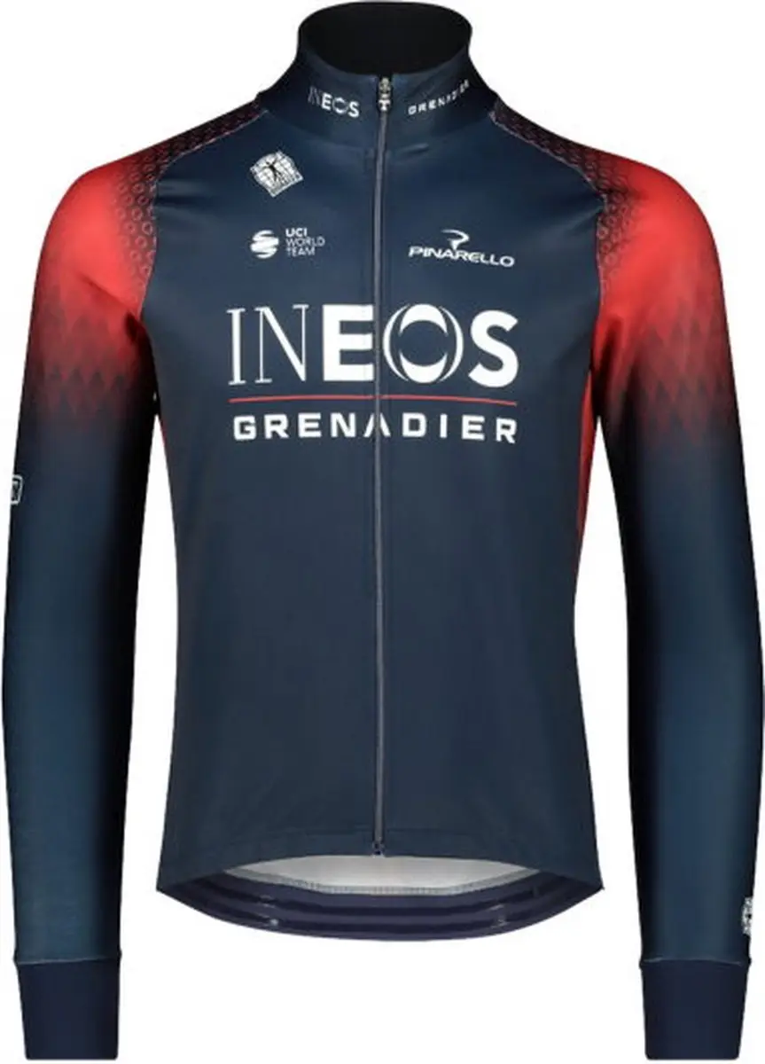 BioRacer Ineos Grenadiers Icon Navy Blue Tempest Protect Shirt Lange Mouw XL (OU