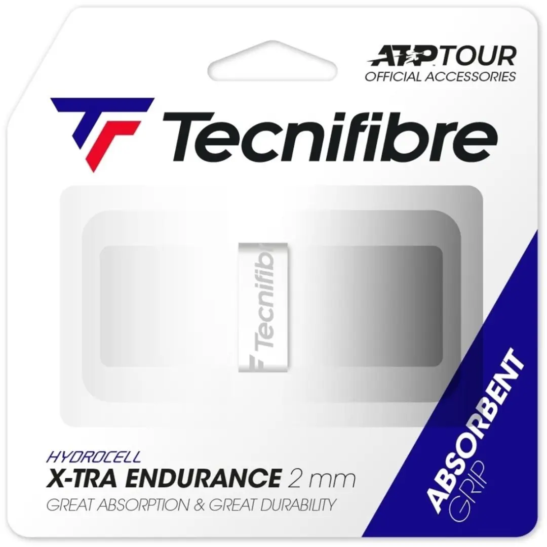 Tecnifibre X-TRA Endurance Basisgrip Wit Uitvoering : Zonder Verpakking
