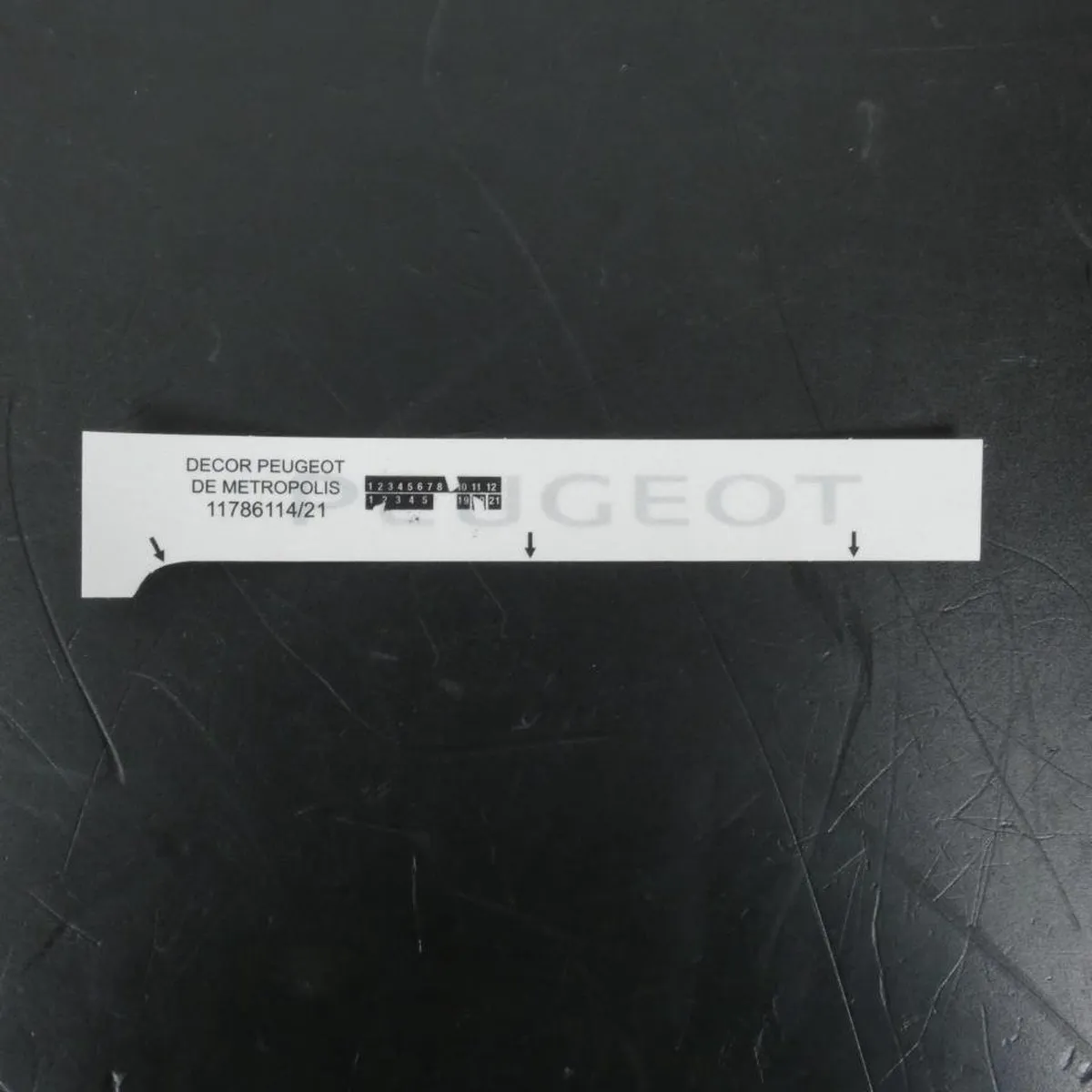 Peugeot Lettersticker
