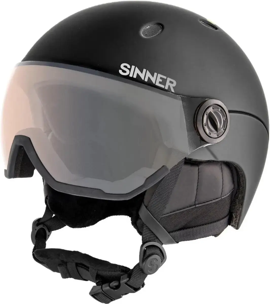 Sinner Titan Visor Trans+ Skihelm Met Vizier 2023