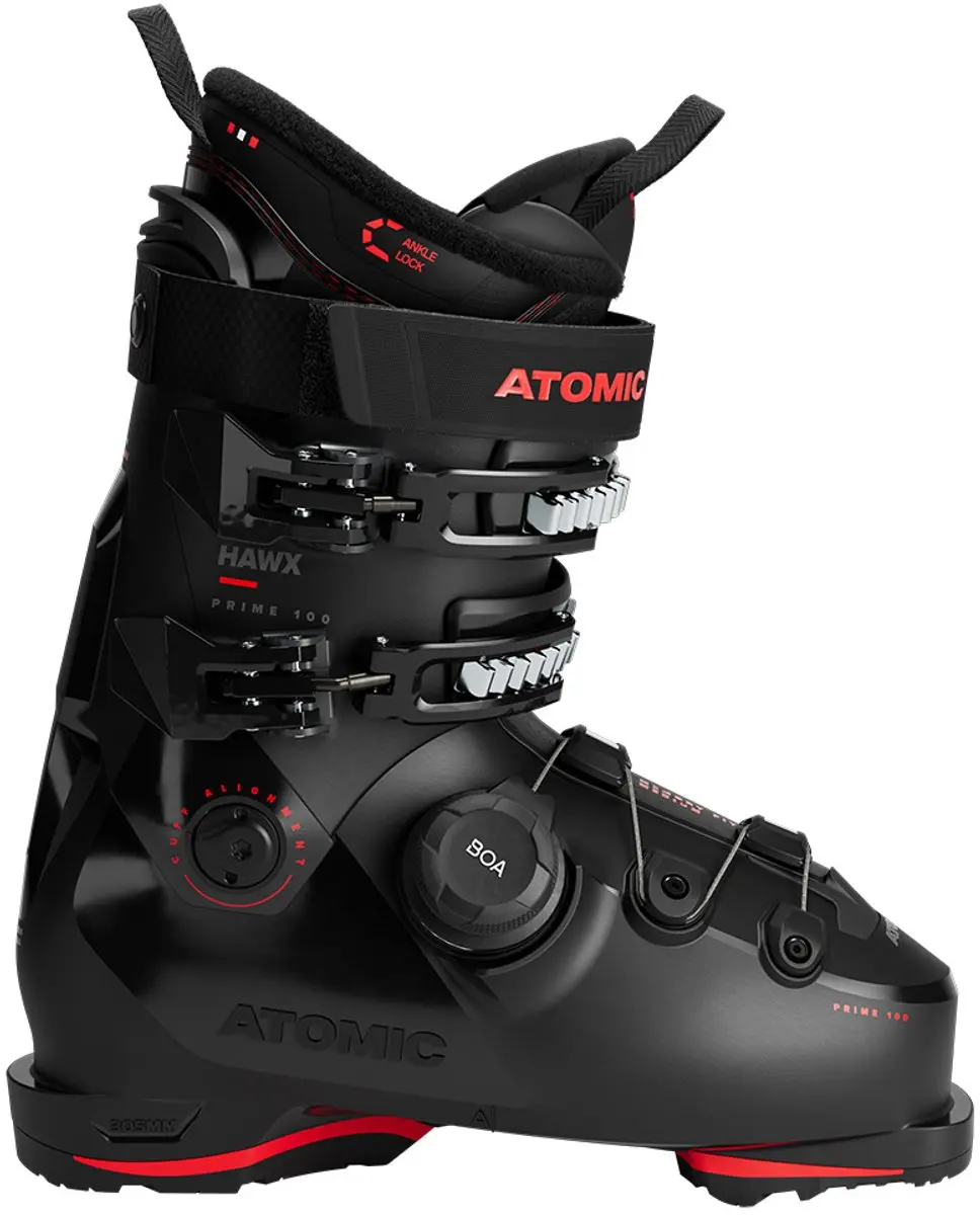 Atomic Hawx Prime 100 Boa Alpine Skischoenen Zwart 28.0-28.5 Man,Vrouw