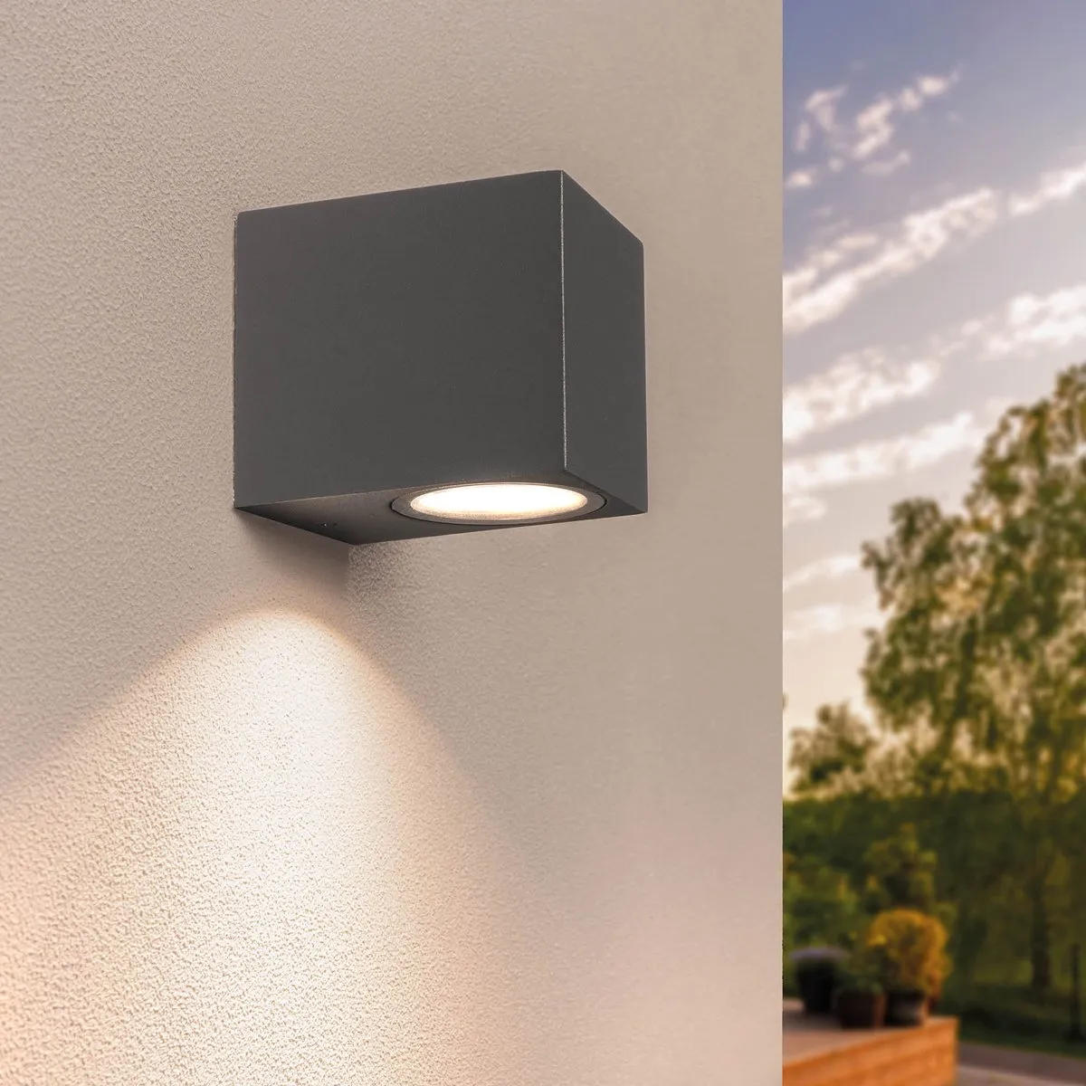 LEDVION Wandlamp Dimbaar 2x0.5W 2700K Antraciet