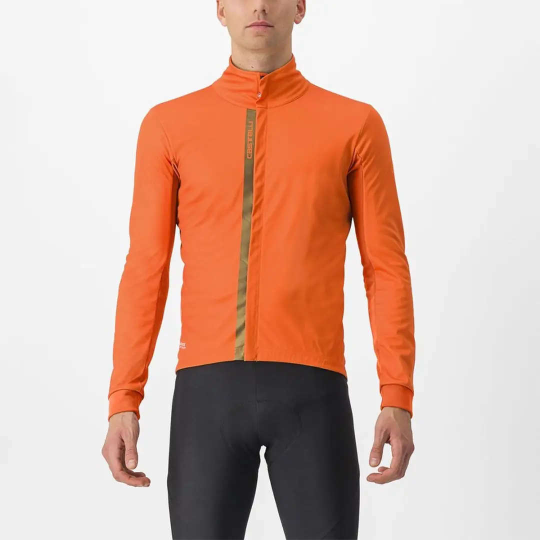 Castelli Entrata Gore-tex Infinium™ Windstopper® Jas Oranje M Man
