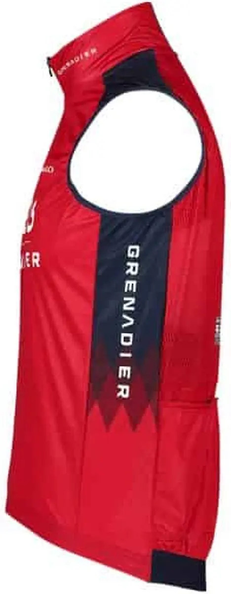 Bioracer Ineos Grenadiers Icon Windstopper 2023 - S - OranjeRood