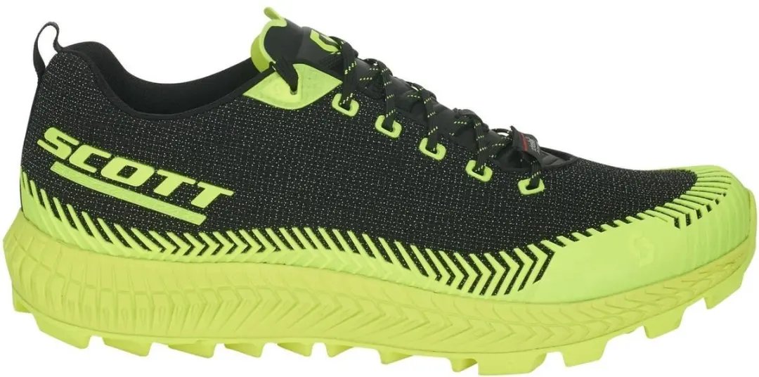Scott Supertrac Ultra RC Zwart/Geel Trailrunschoen