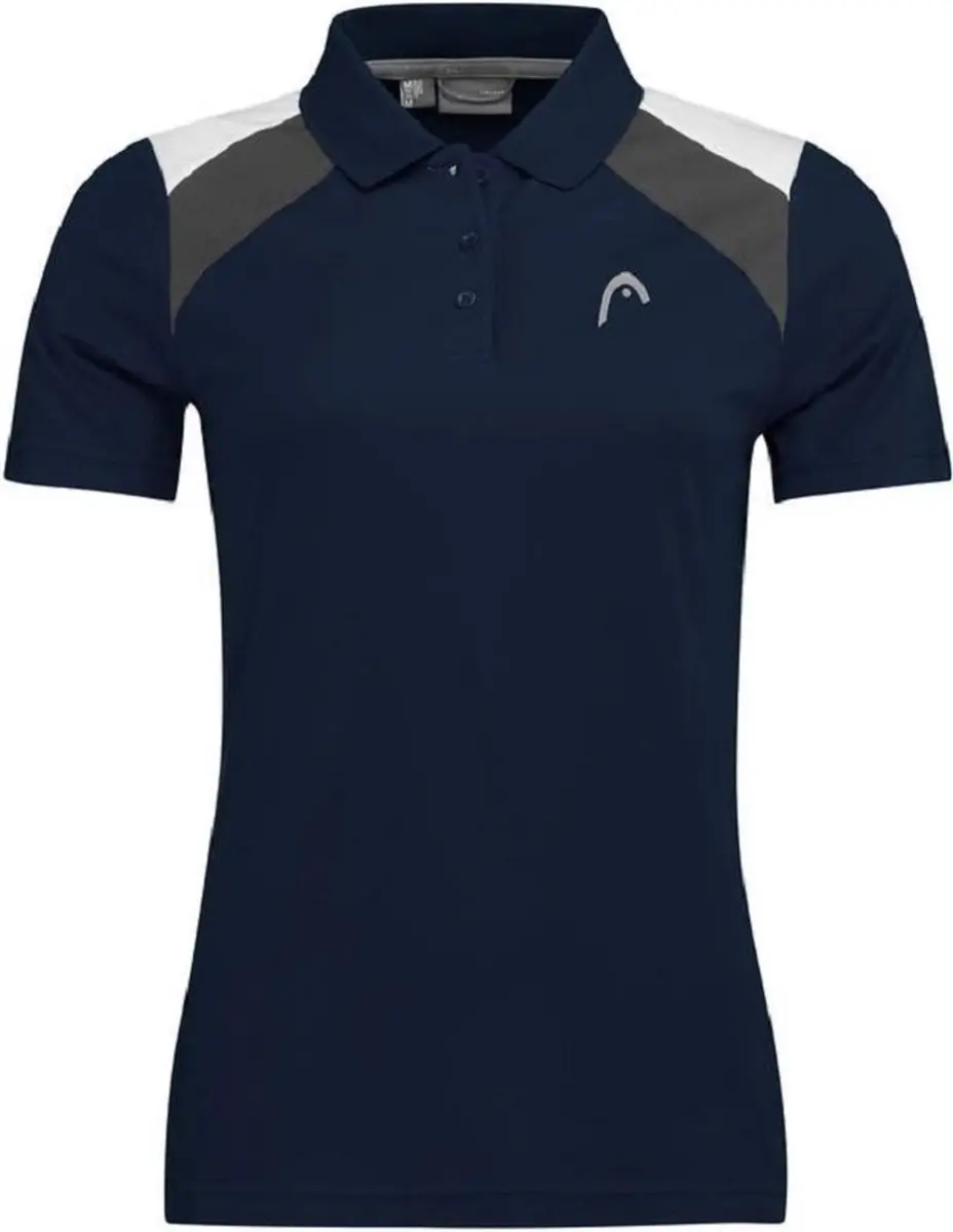 HEAD Poloshirt Club 22 Tech Dames Blauw
