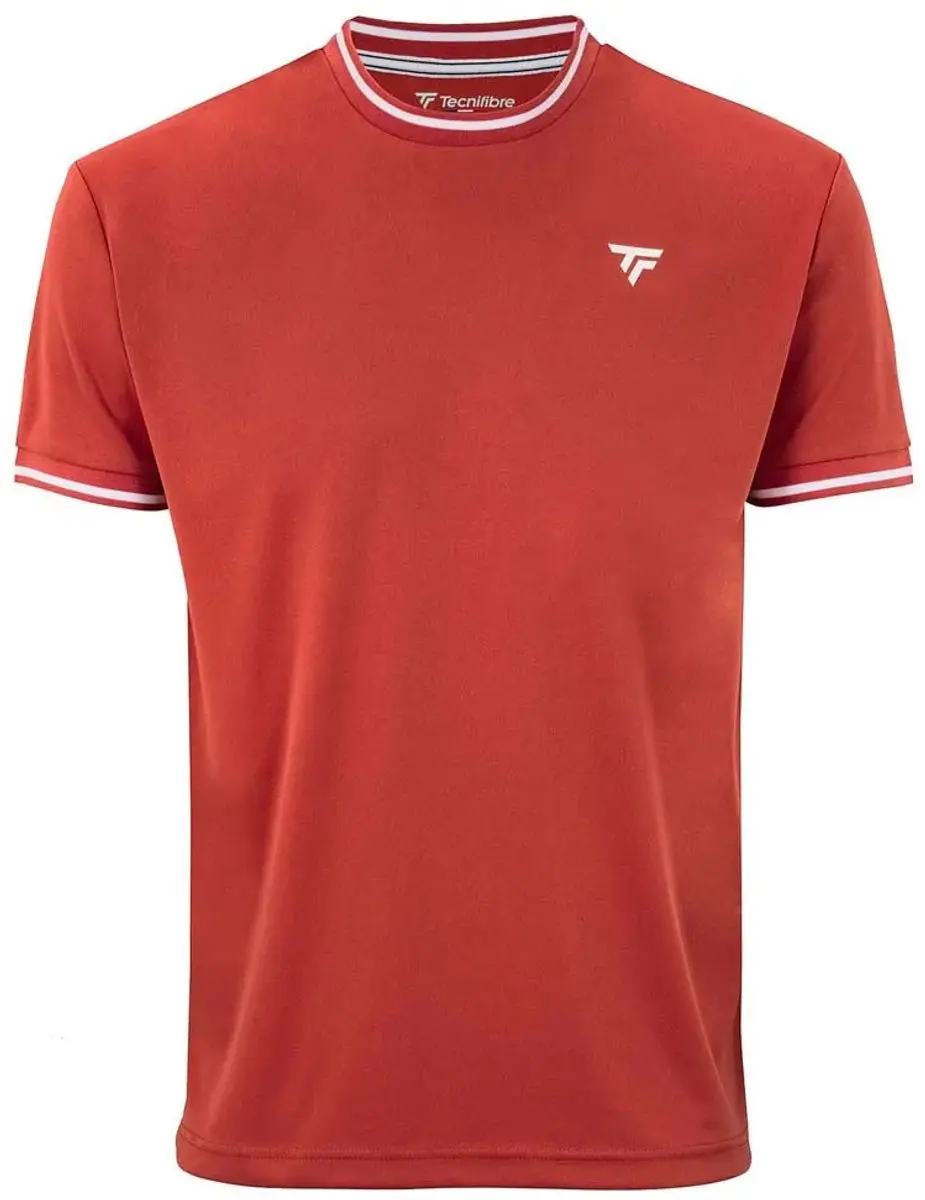 Tecnifibre Team Tech T-shirt Met Korte Mouwen Rood 12-14 Years Jongen