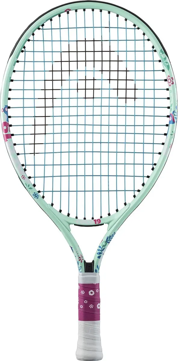 Head Coco Junior 19" Tennisracket - L0 - Groen/Rozewit