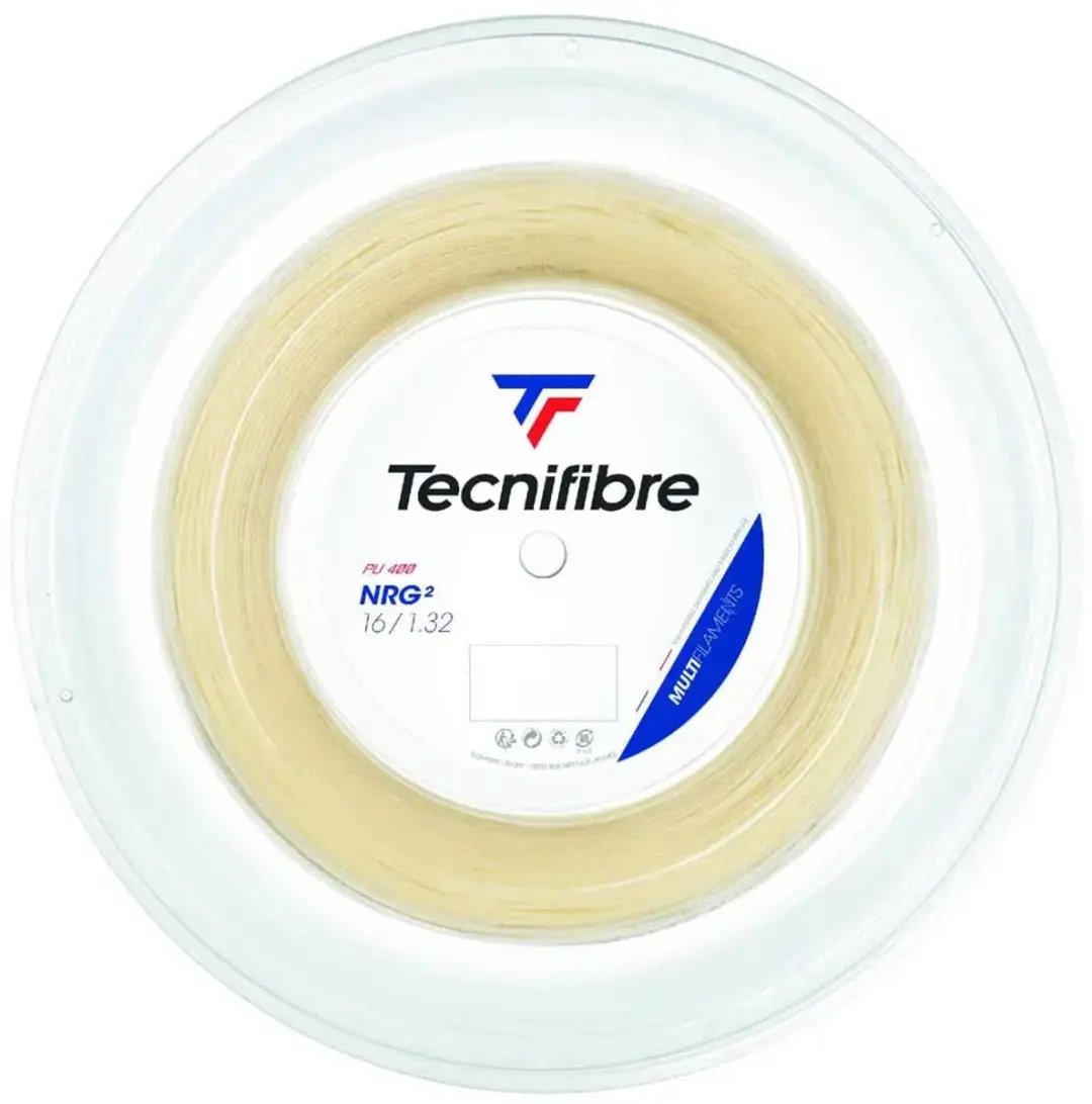 Tecnifibre Reel Nrg² Tennisracketsnaar 200 M Transparant 1.32 mm