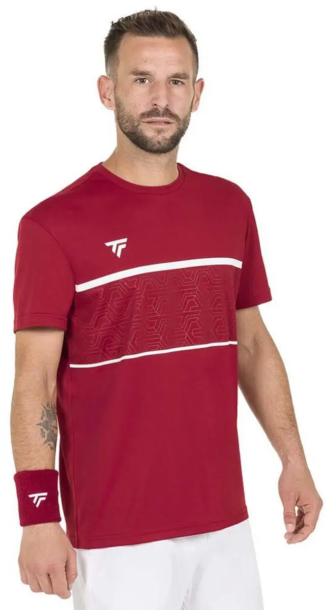 Tecnifibre Team Tech T-shirt Met Korte Mouwen Rood L Man