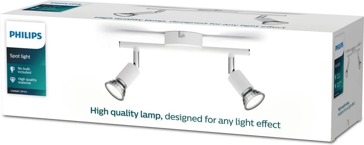 Philips Limbali Opbouwspot 2-lichts