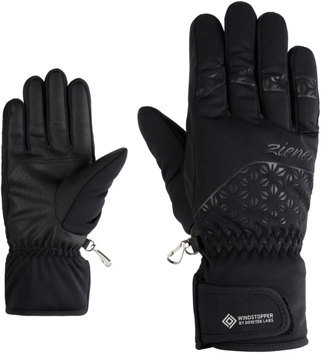 Ziener Klementin-z Ws Handschoenen - Maat 7 - Zwart