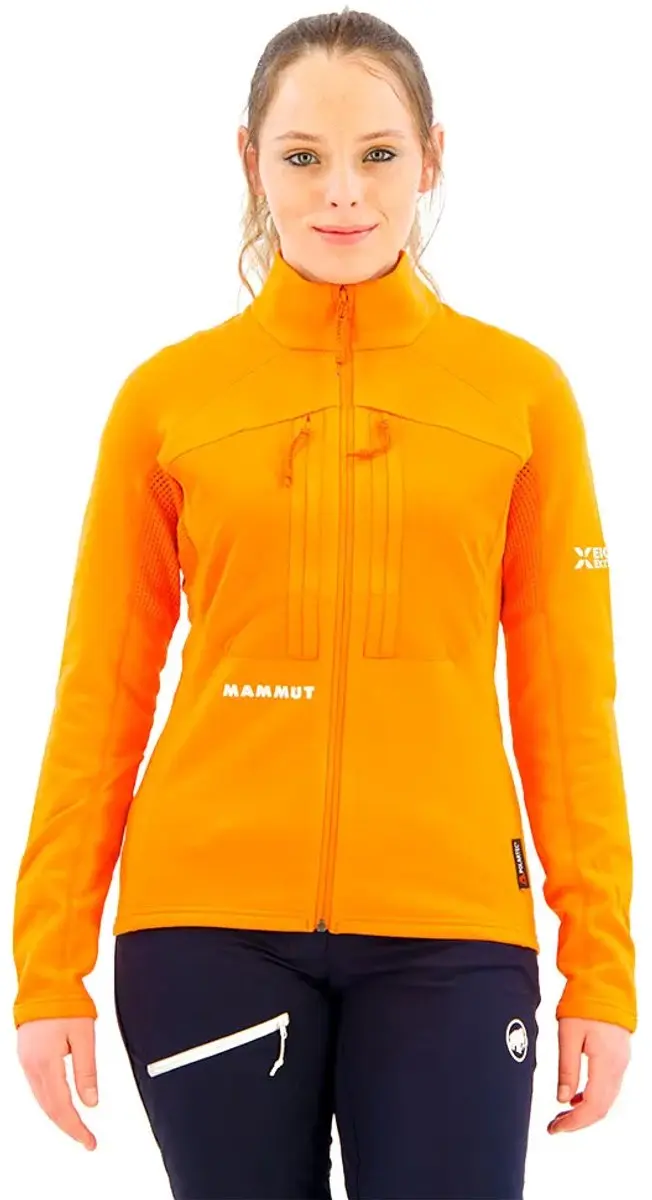 Mammut Eiger Nordwand Advanced Fleece Met Volledige Rits Oranje S Vrouw
