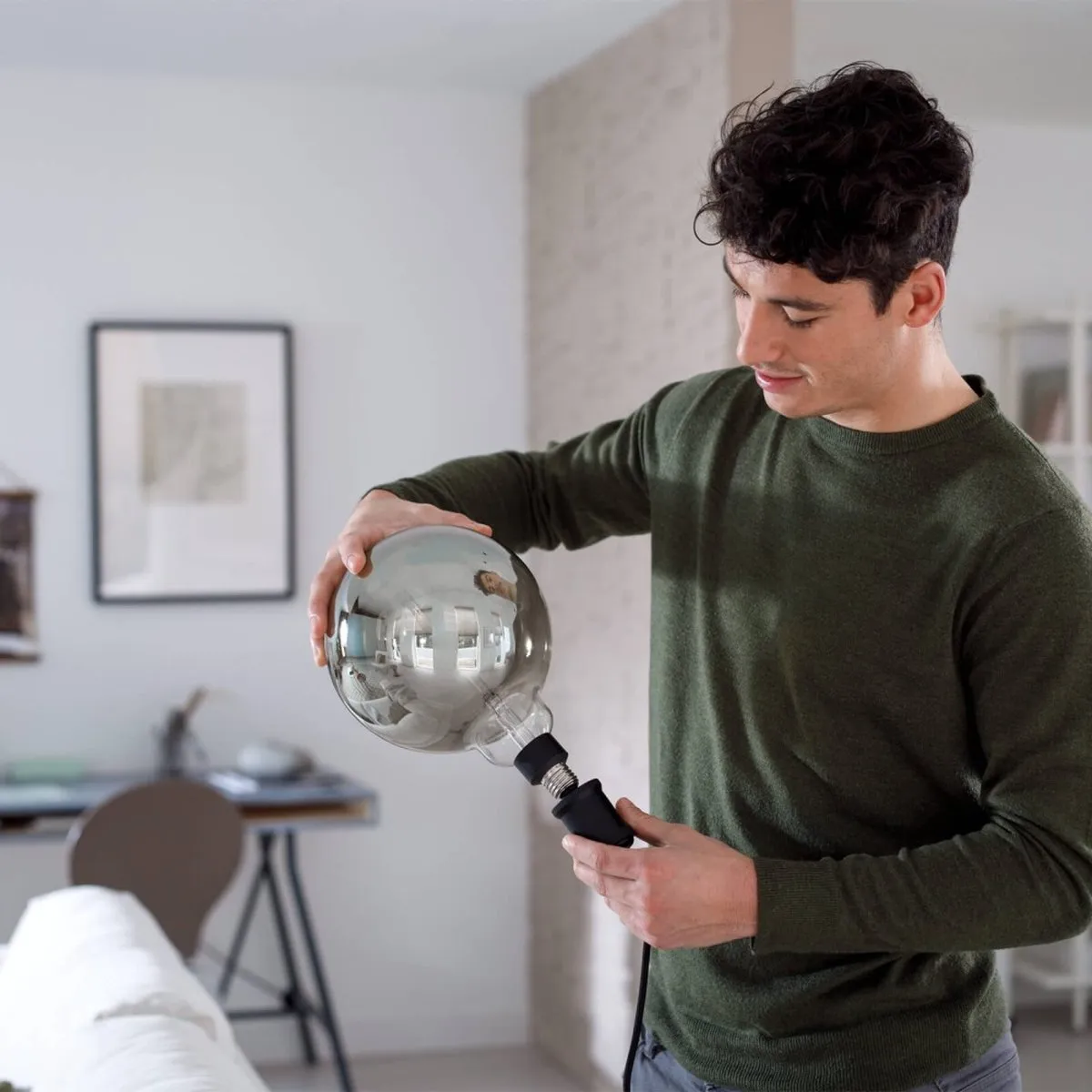Philips LED Giant Rookglas E27 25W - Warm wit 1800K