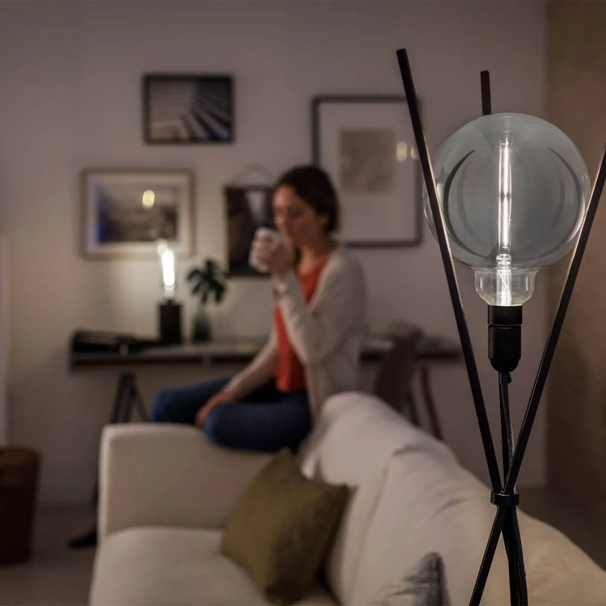 Philips LED Giant Rookglas E27 25W - Warm wit 1800K