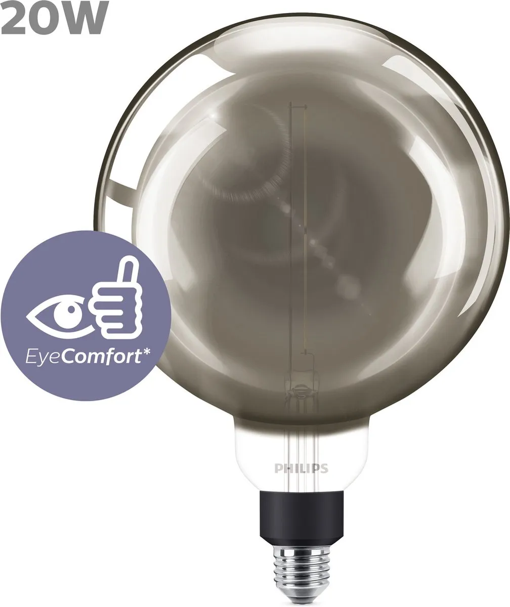 Philips LED Giant Rookglas E27 25W - Warm wit 1800K