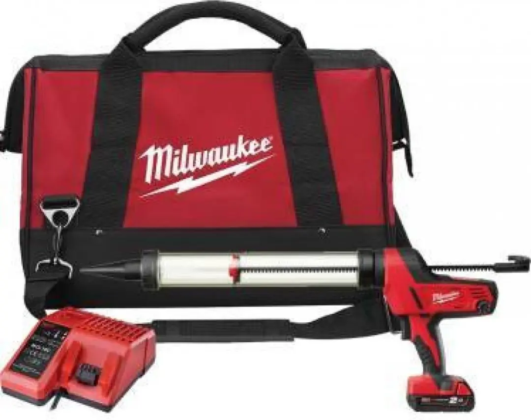 Milwaukee C18 PCG/600A-201B Accu Kit-/lijmpistool met 600 ml patroonhouder 18V 2