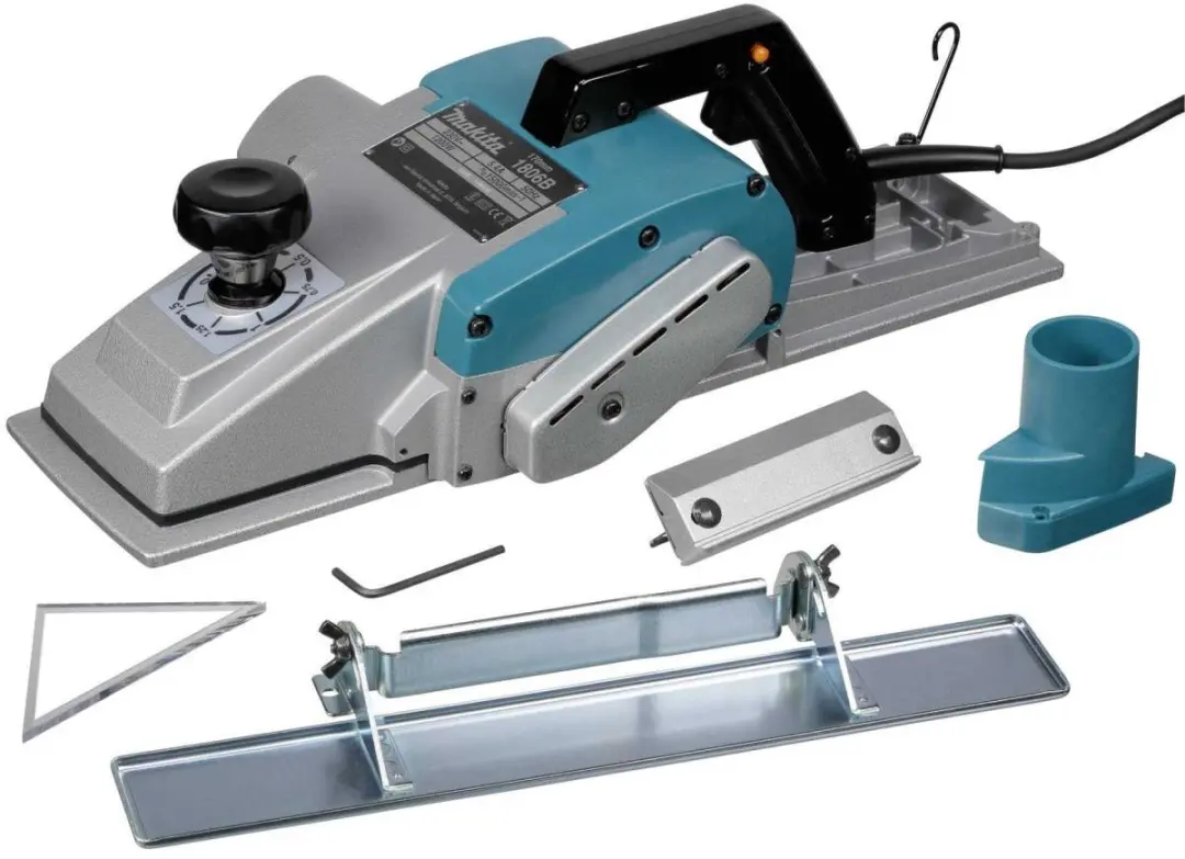 Makita 1806B Zimmermannshobel - 1200W - Blauw/Zwart - afbeelding 4 van 6