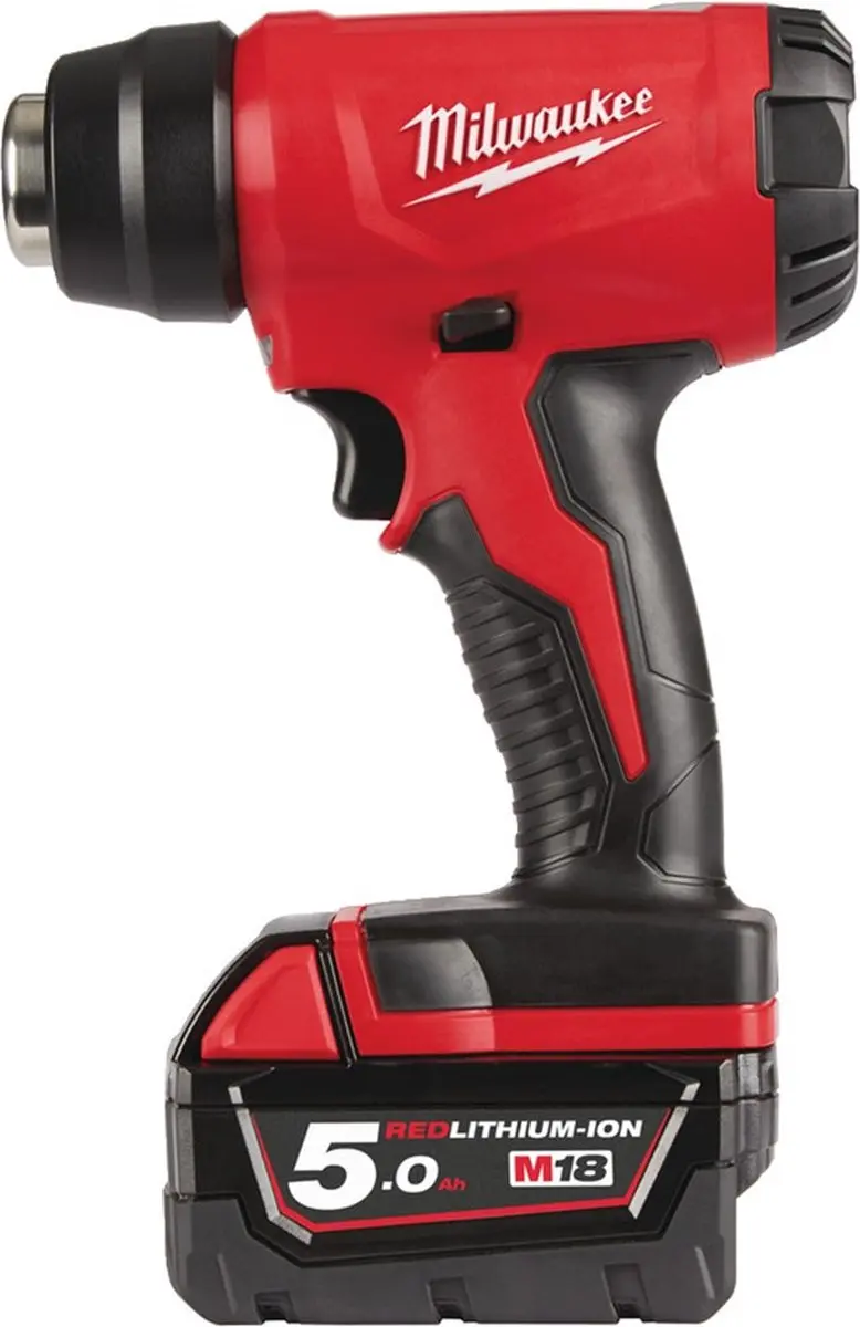 Milwaukee M18 BHG-502C Accu Compacte Heteluchtpistool 18V 5.0Ah Li-Ion M18™ in