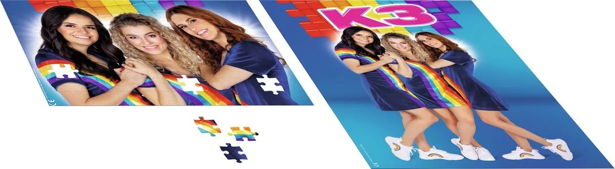 K3 Puzzel 104 Stuks - 30,5x21,5cm - Multicolor
