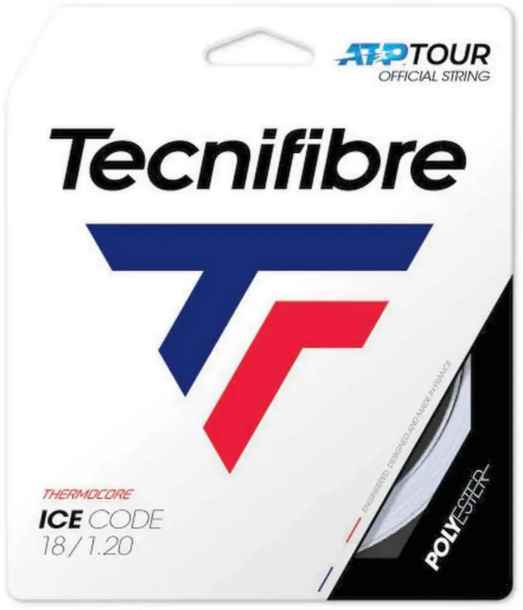 Tecnifibre Ice Code Tennissnaren 1,25mm - Wit - 12m