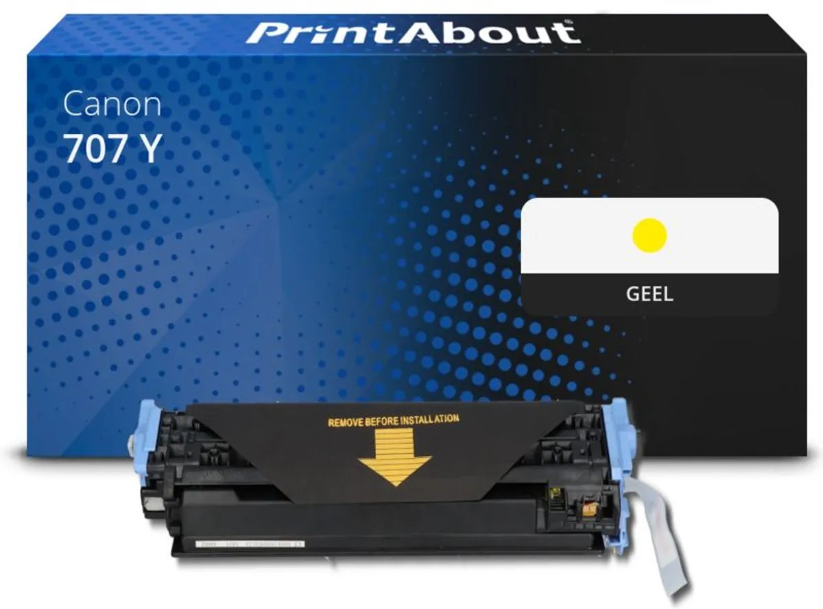 PrintAbout Canon 707 Y-PA Toner Geel