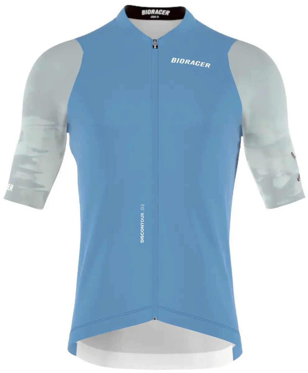 Bioracer Icon Korte Mouw Wielertrui Blauw S Man