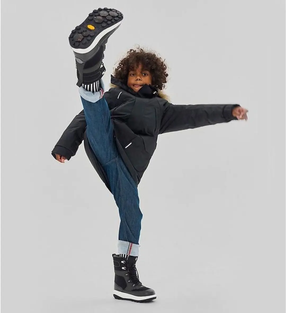 Reima Laplander 2.0 Kinder Après Ski Laarzen 28 - Zwart