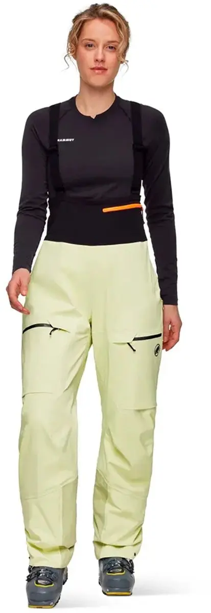 Mammut Haldigrat Hardshell Bib Broek Geel 34 / Regular Vrouw