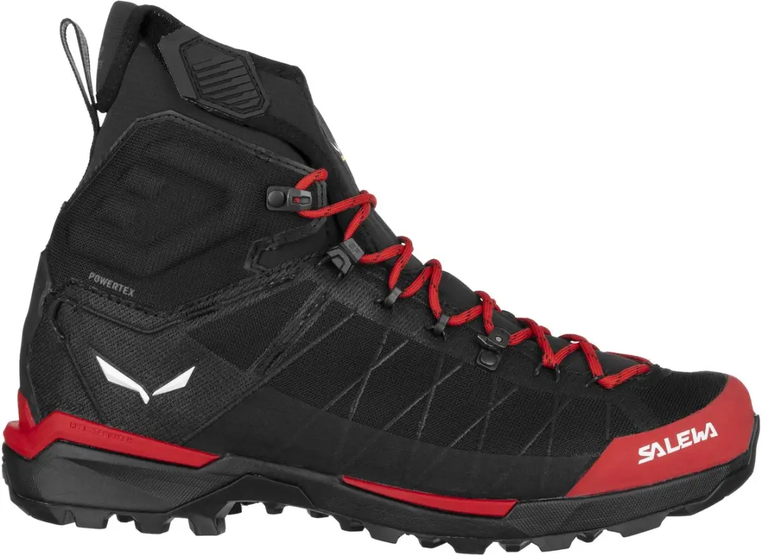 Salewa Ortles Light Mid PTX Schoenen - 41 - Zwart/Rood