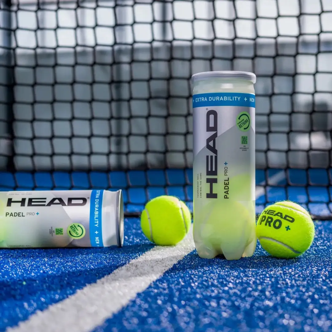 Head Padel Pro+ Ballen - 3 Stuks - Geel