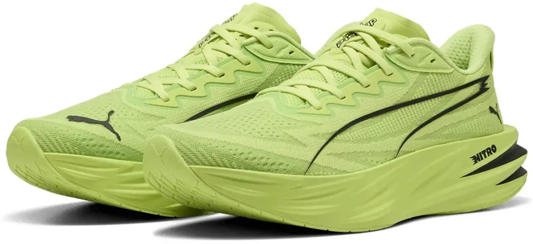 PUMA Deviate Pure Nitro Hardloopschoenen - EU 44 - Sunny Lime