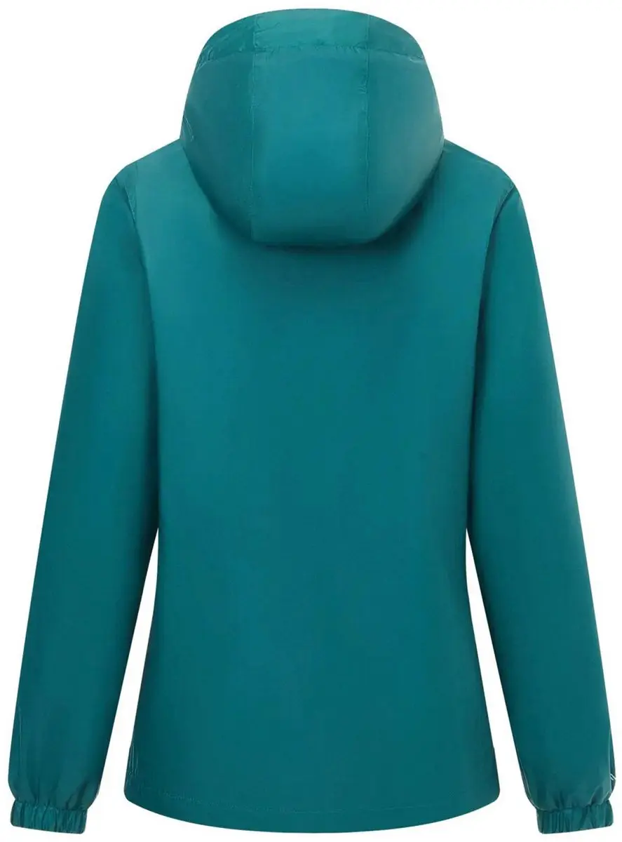 Regatta Kygo Fleece Lined Waterdichte Jas - S - Groen/Blauw