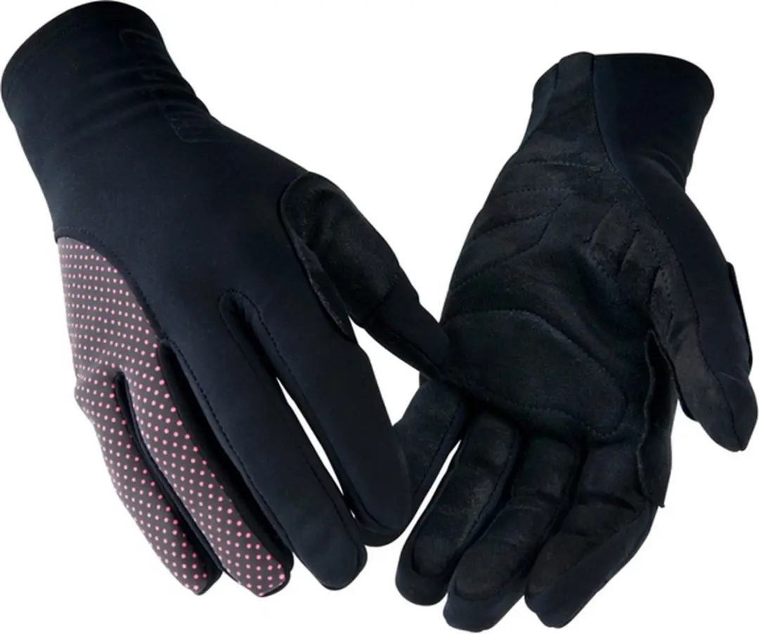 Winterhandschoenen Bioracer One Tempest Pixel Zwart/Fluo Pink Maat XL