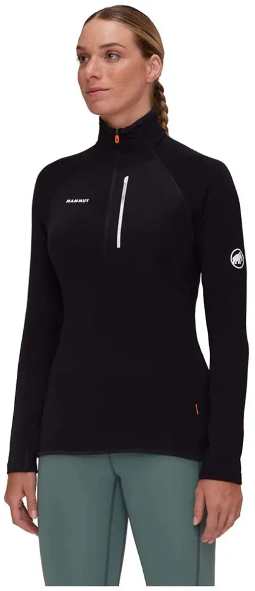 Mammut Aenergy Light Fleece Met Halve Rits Zwart M Vrouw
