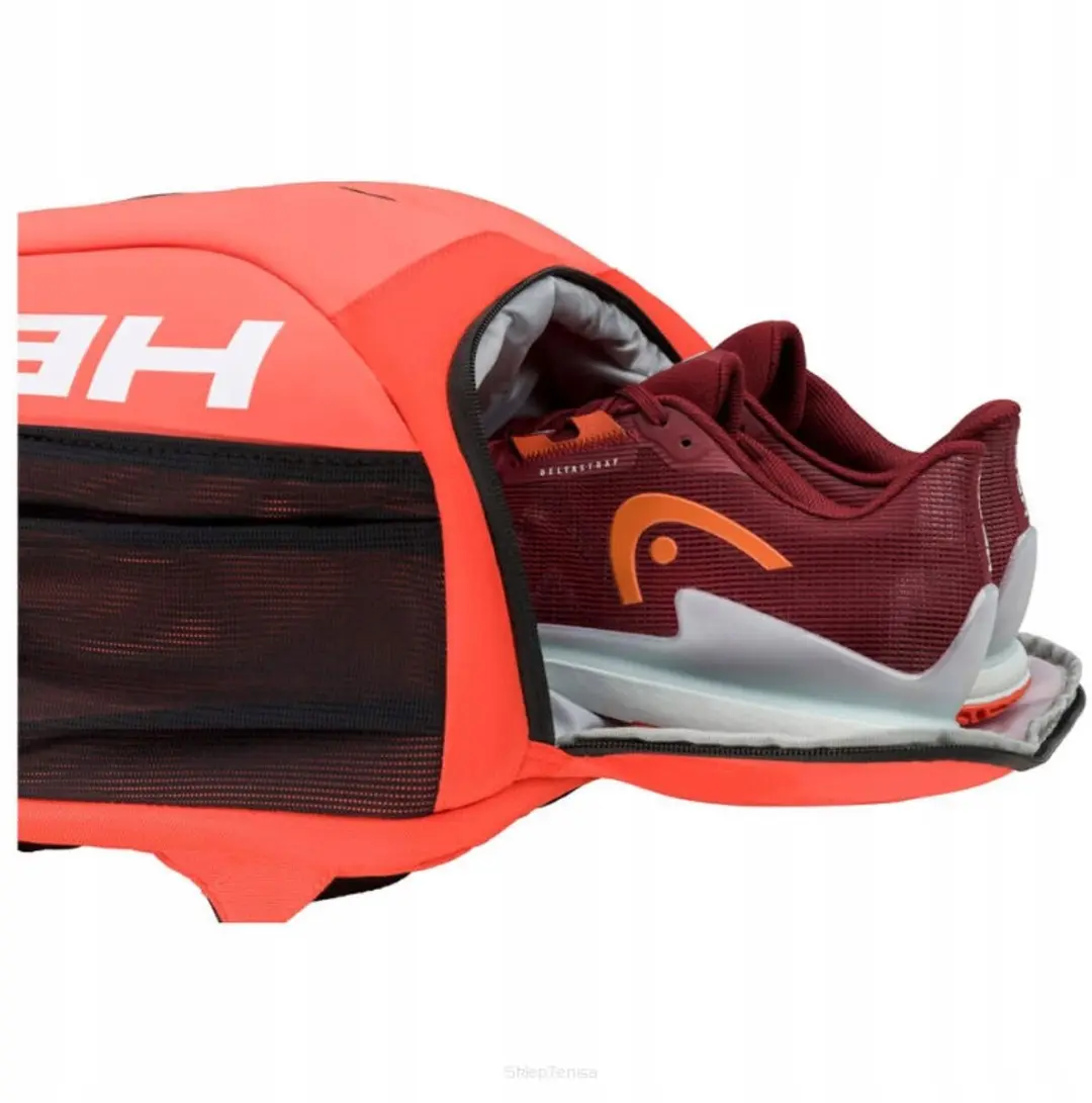 Head Tennistas Rugzak 25L - 2 Rackets - Rood - afbeelding 3 van 5
