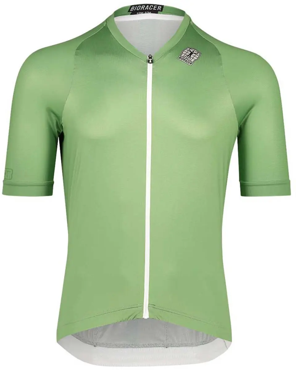 Bioracer Icon Metalix Korte Mouw Wielertrui Groen S Man
