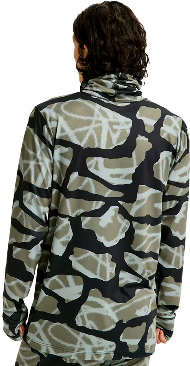 Burton Midweight Basislaag Lange Mouwen Graffiti Camo - S