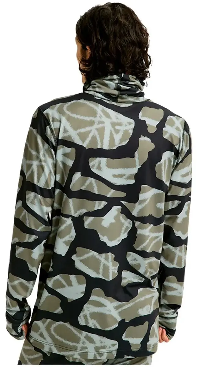 Burton Midweight Basislaag Lange Mouwen Graffiti Camo - S