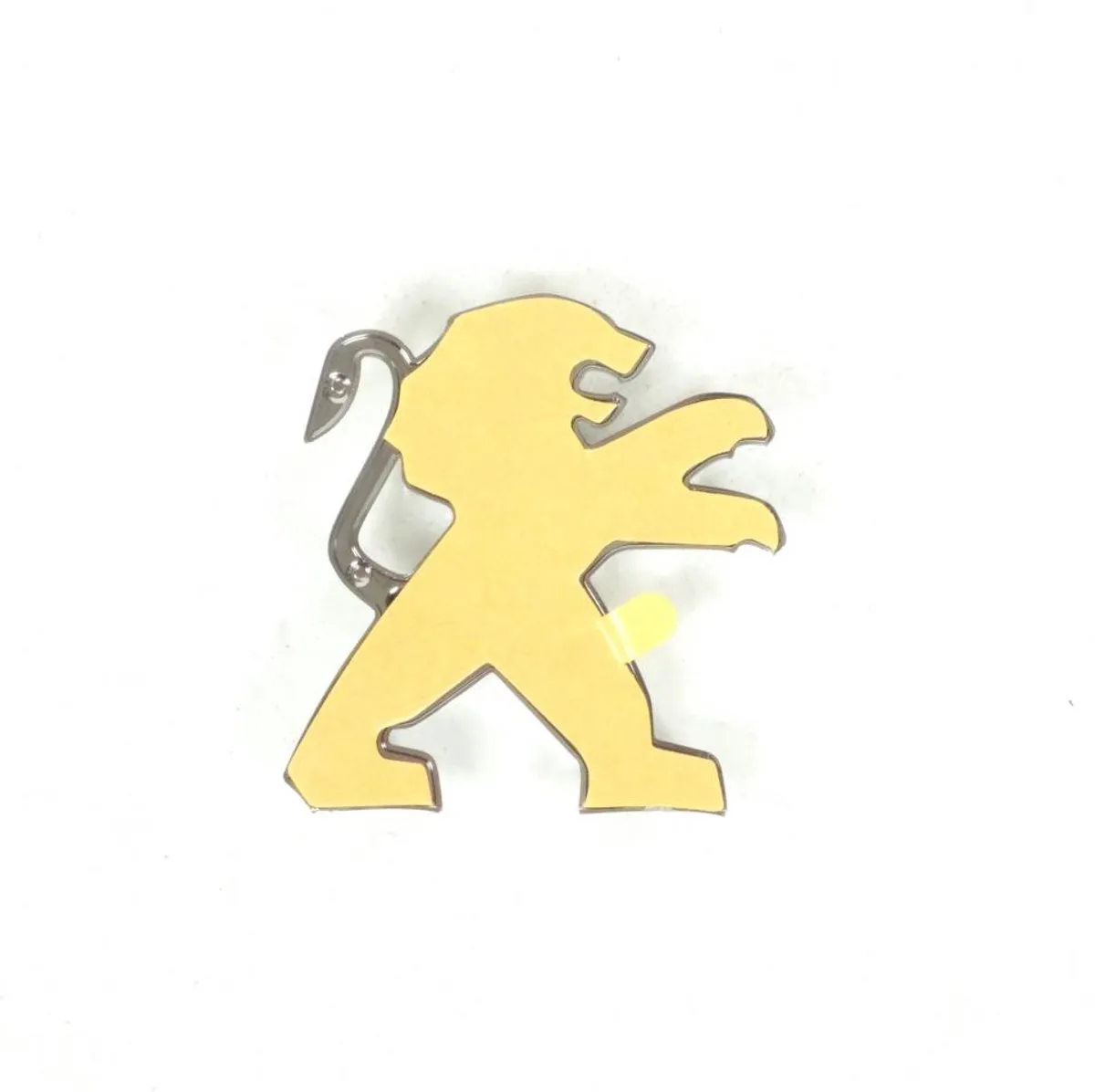 Peugeot Autocollant Logo Lion 3D Chromé