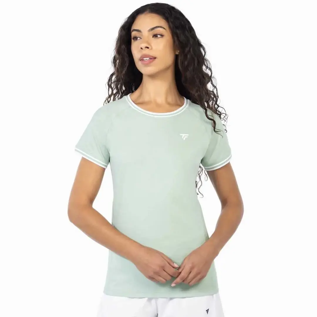 Tecnifibre Team Stretch T-shirt Met Korte Mouwen Groen S Vrouw