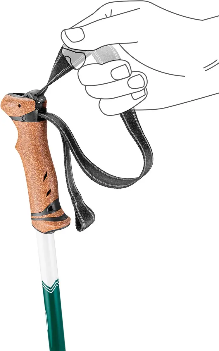 LEKI Trail 110 Telescopische Trekkingstokken 145cm - Wit - afbeelding 3 van 6