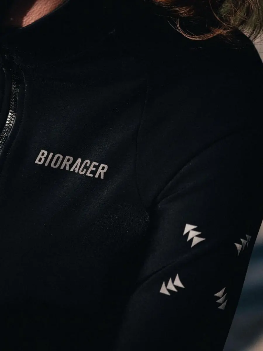 Bioracer Tempest Wielervest Dames XS - Zwart - Winddicht & Thermisch